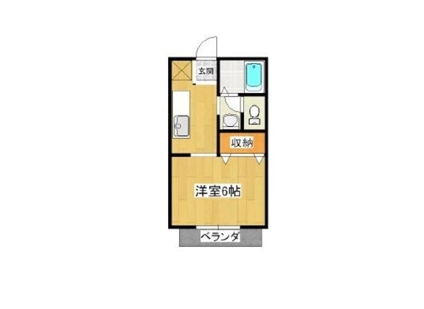 余部駅 徒歩51分 2階の物件間取画像